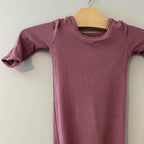 caden lane purple waffle bamboo gown newborn
