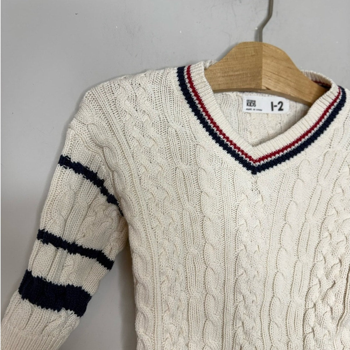 cotton on kids collegiate sweater 1-2Y