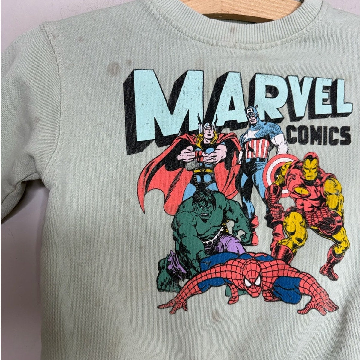 zara x marvel boys sweatshirt 2T