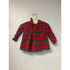 janie and jack girls' plaid matching set 12-18M