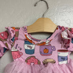 spearmintLOVE pink bamboo ballerina onesie 3-6M