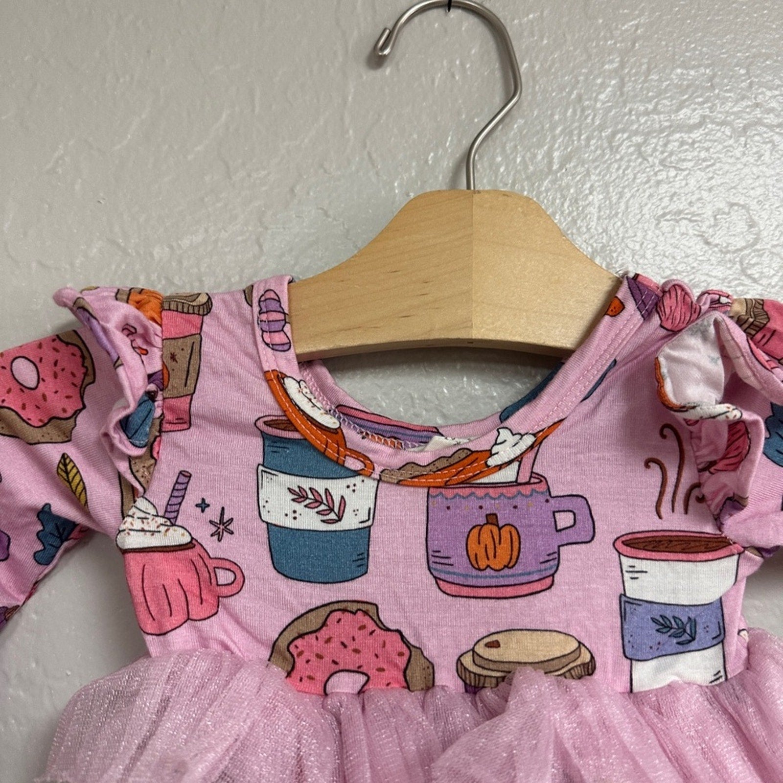 spearmintLOVE pink bamboo ballerina onesie 3-6M