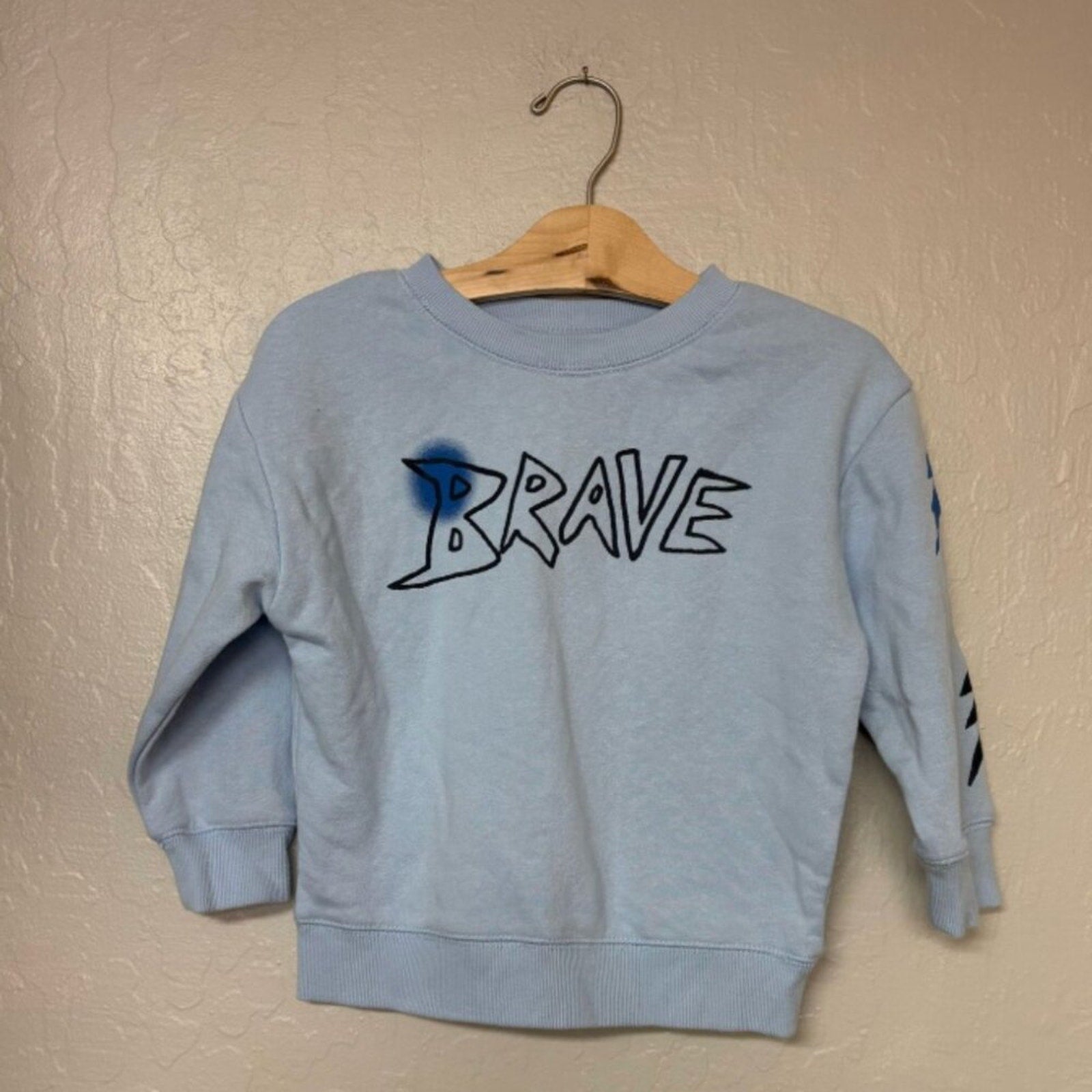 cotton on kids girls' blue sweatshirt 4Y