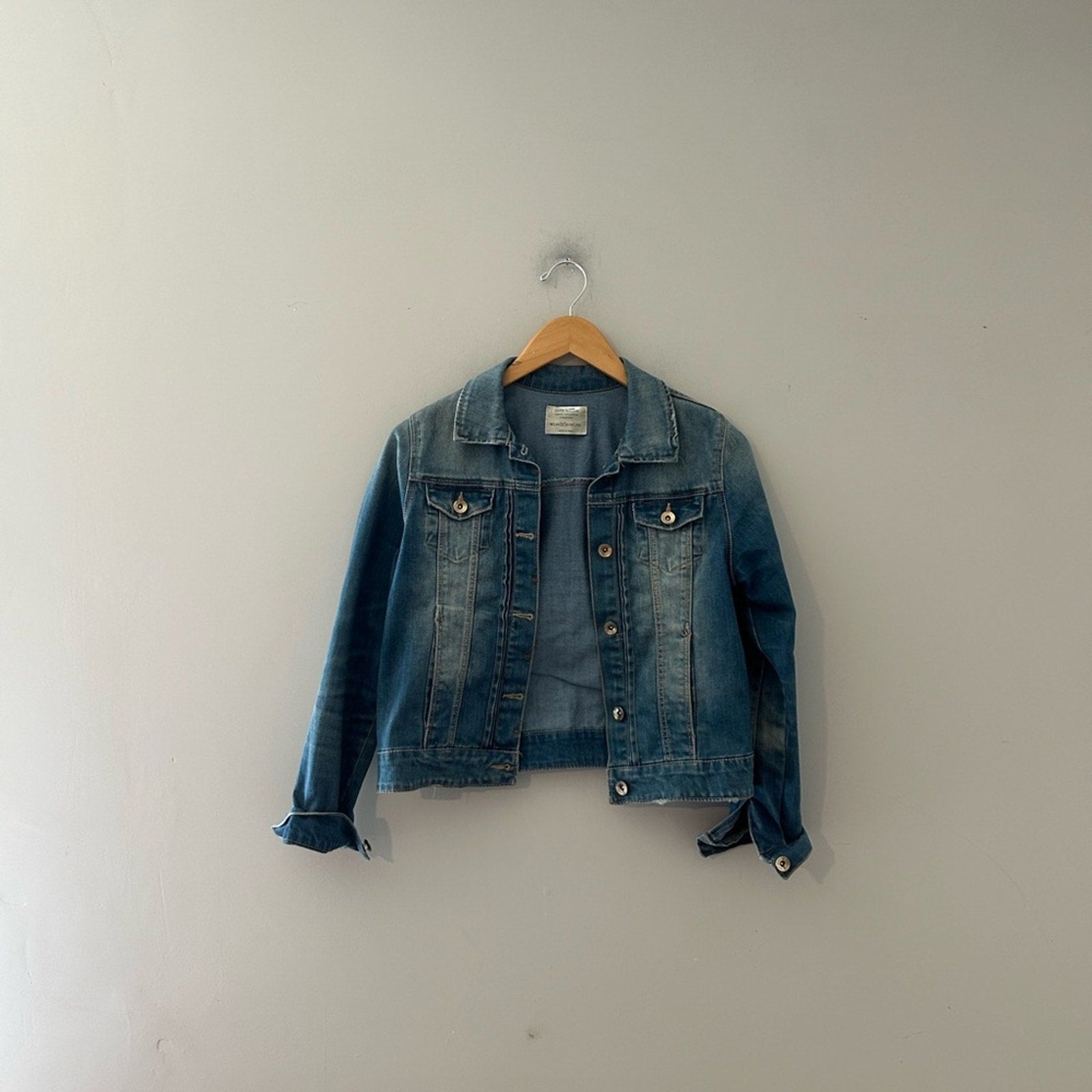 zara girls' denim jacket 13-14Y
