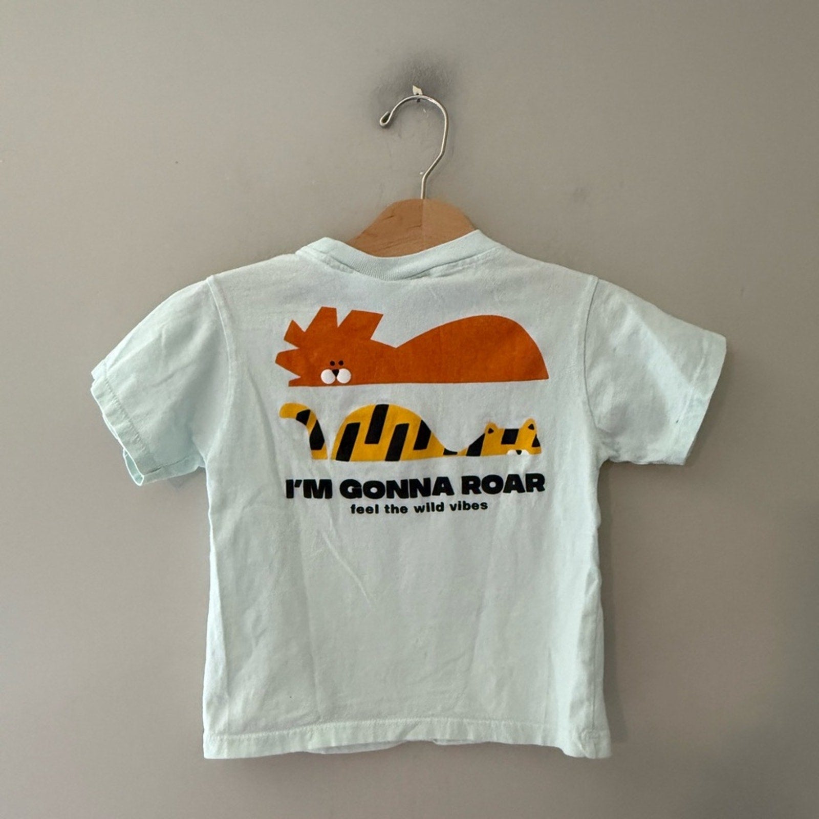 zara boys' tee lion tiger 4Y