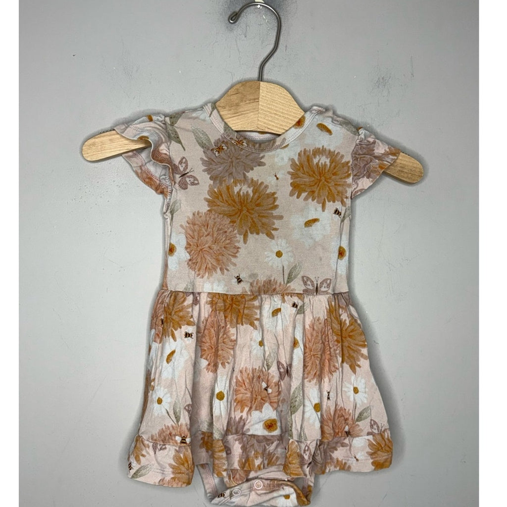 love, eloise floral ballerina bamboo 12-18M
