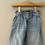 zara girls' light wash jeans 3-4Y