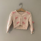 reverie threads bow cardigan 3-4Y