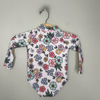 little haven cloth floral rashguard swim 12-18M