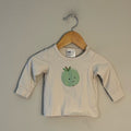 h&m beige apple tee 3M