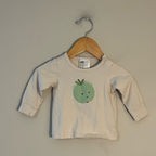 h&m beige apple tee 3M