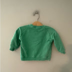 zara green crewneck sweatshirt 12-18M