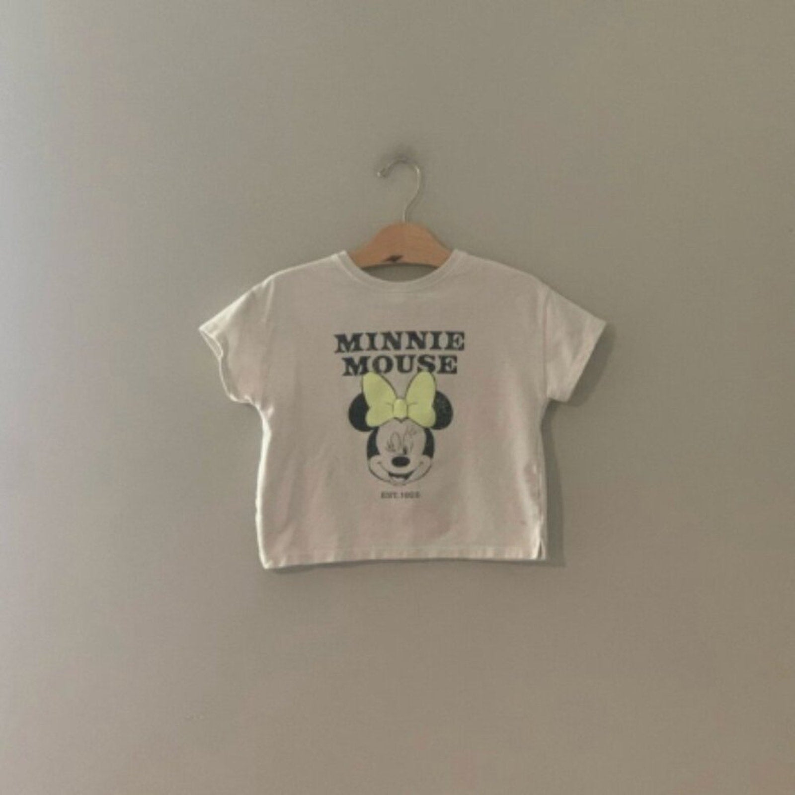 zara x disney minnie mouse tee 4-5Y