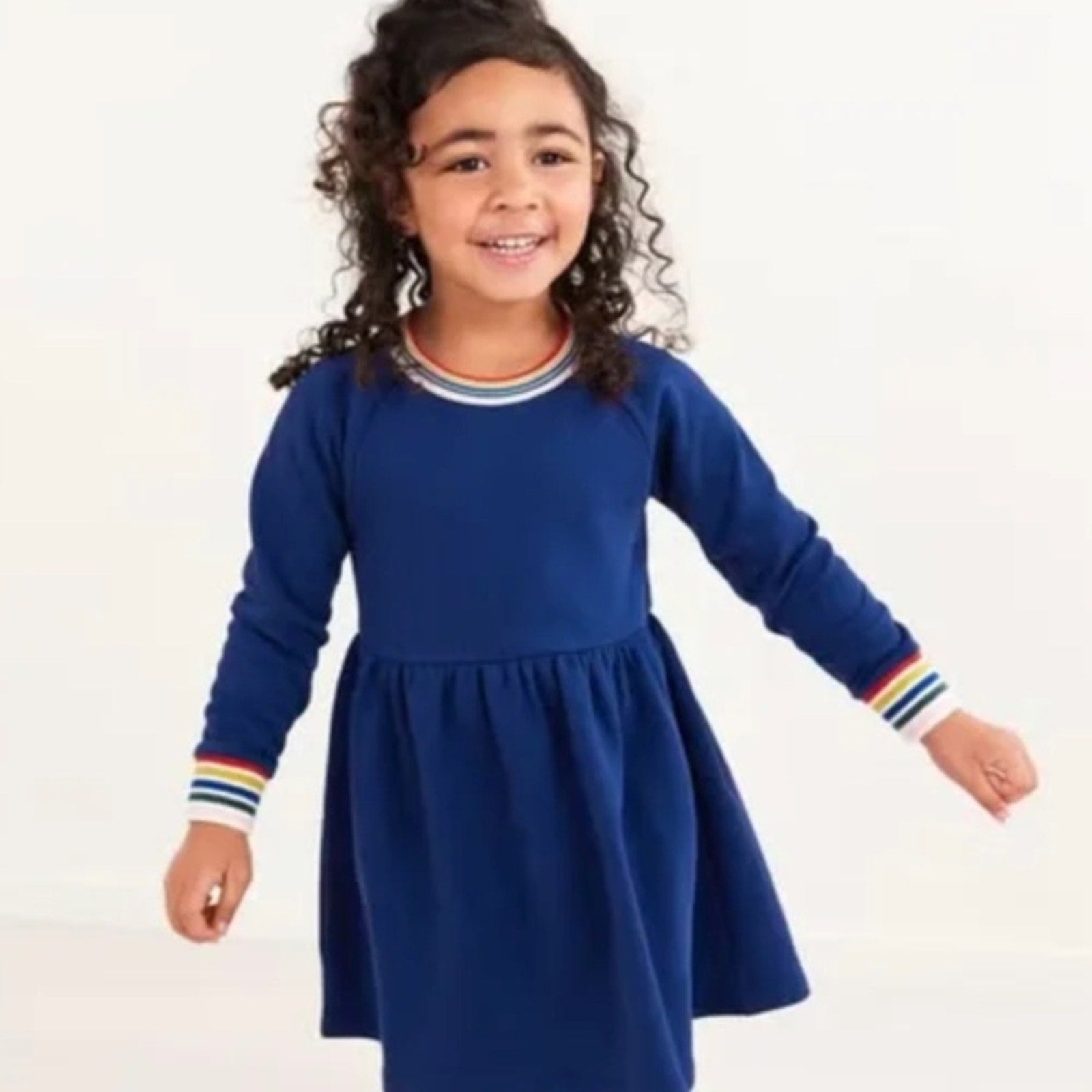 hanna andersson ringer dress 6-7Y