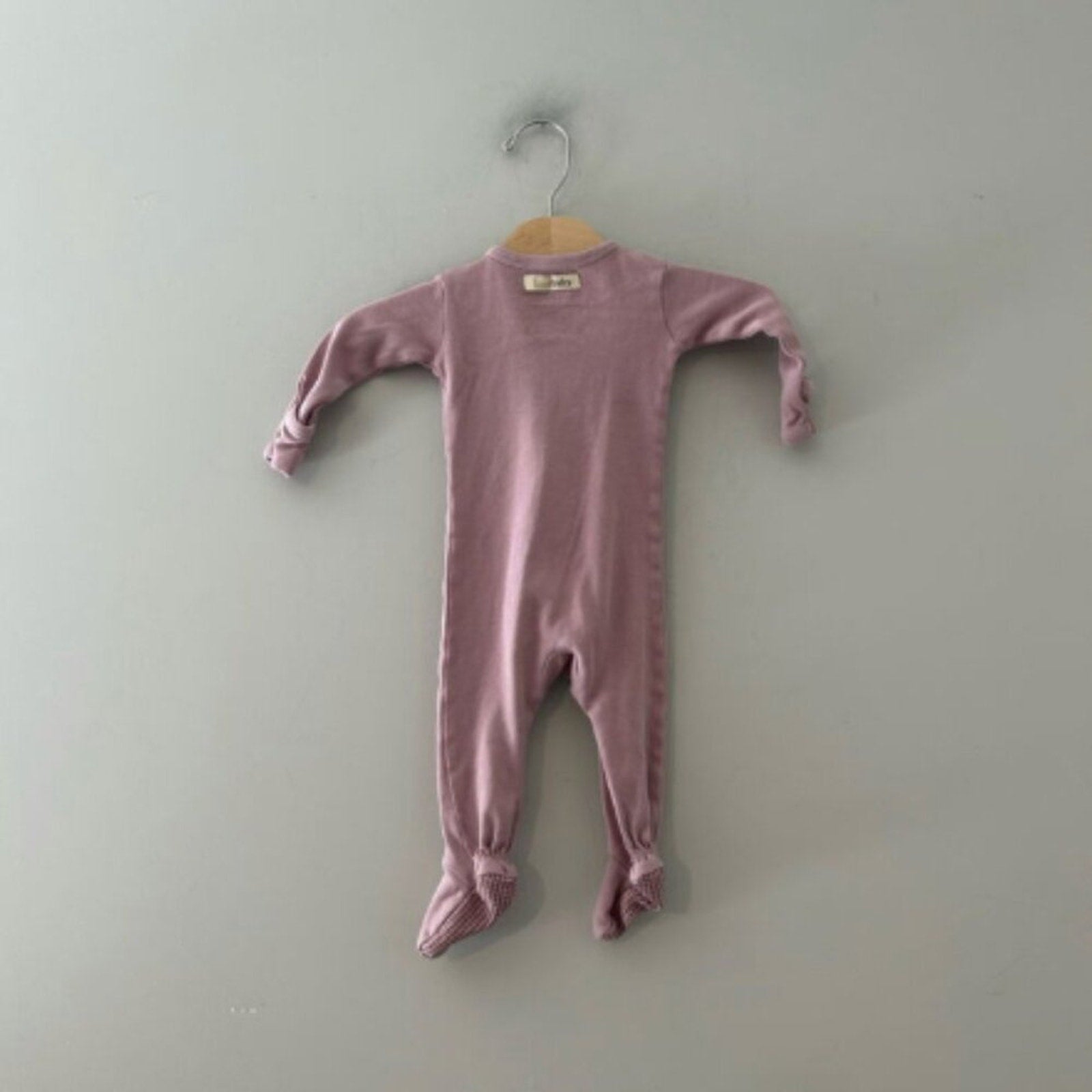 l'oved baby girls' purple footie 3-6M
