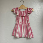 peek little peanut flutter sleeve romper 2T