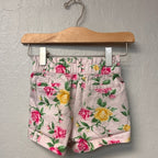 janie and jack floral paperbag shorts 2Y