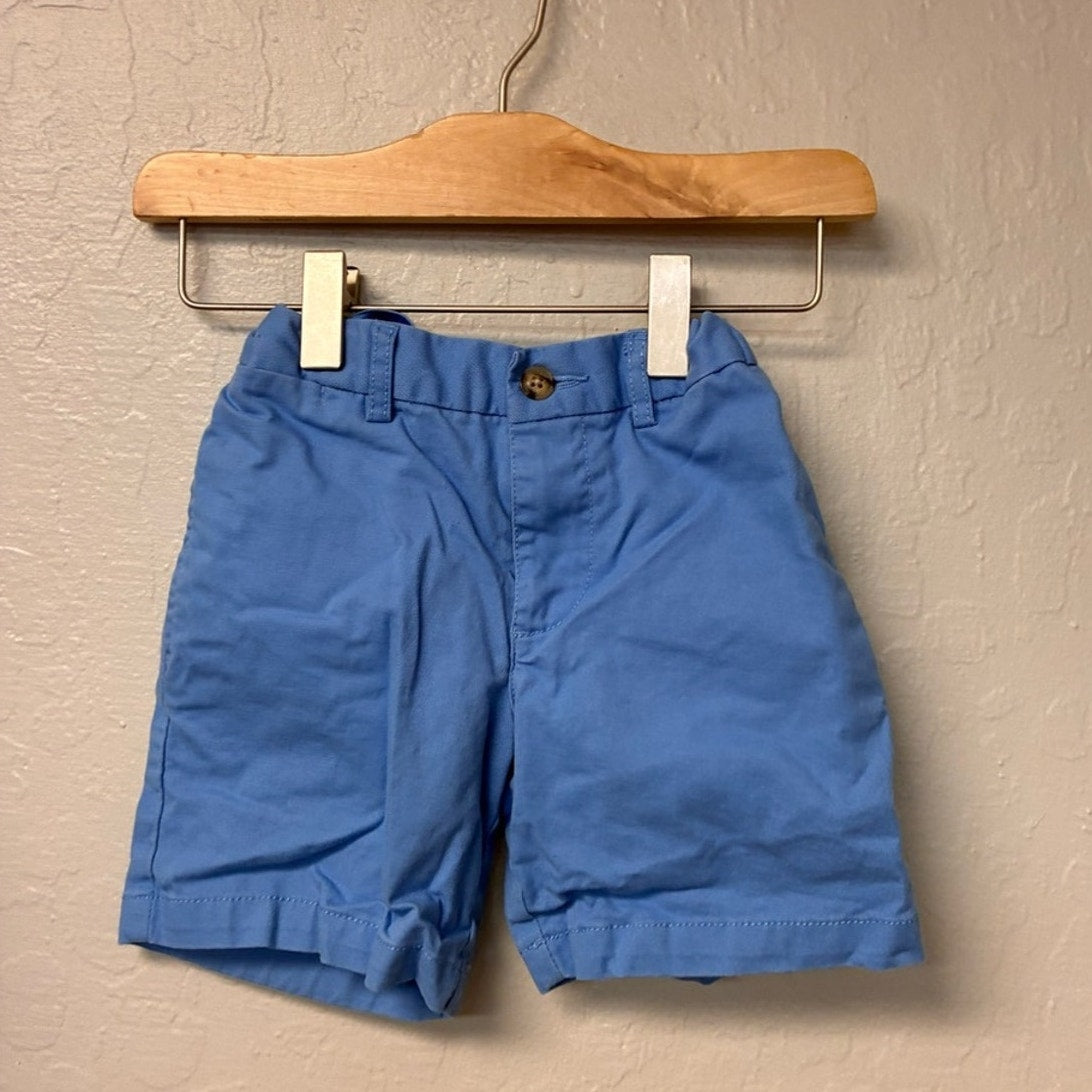polo ralph lauren blue chino shorts 4Y