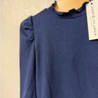 janie and jack girls' navy blue top 18-24M NWT
