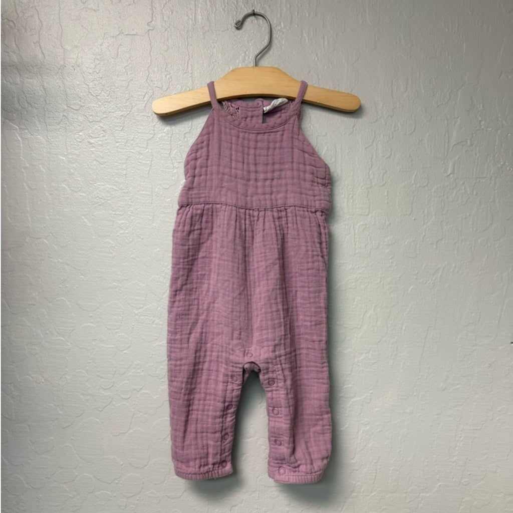 city mouse lavender jumpsuit 9-12M