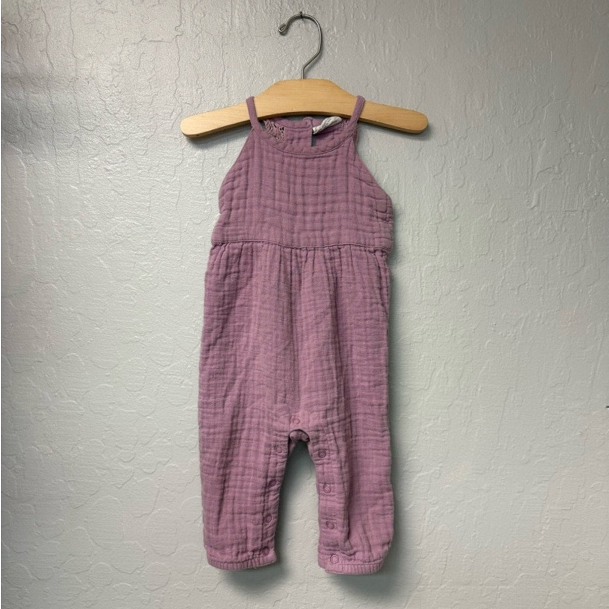 city mouse lavender jumpsuit 9-12M