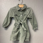 zara girls' denim shirt dress 4Y