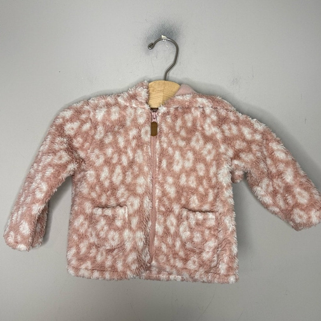 carter’s girls' fleece jacket denim top 18M