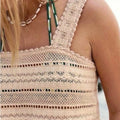 aerie crochet crop top MEDIUM