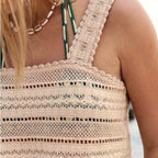 aerie crochet crop top MEDIUM