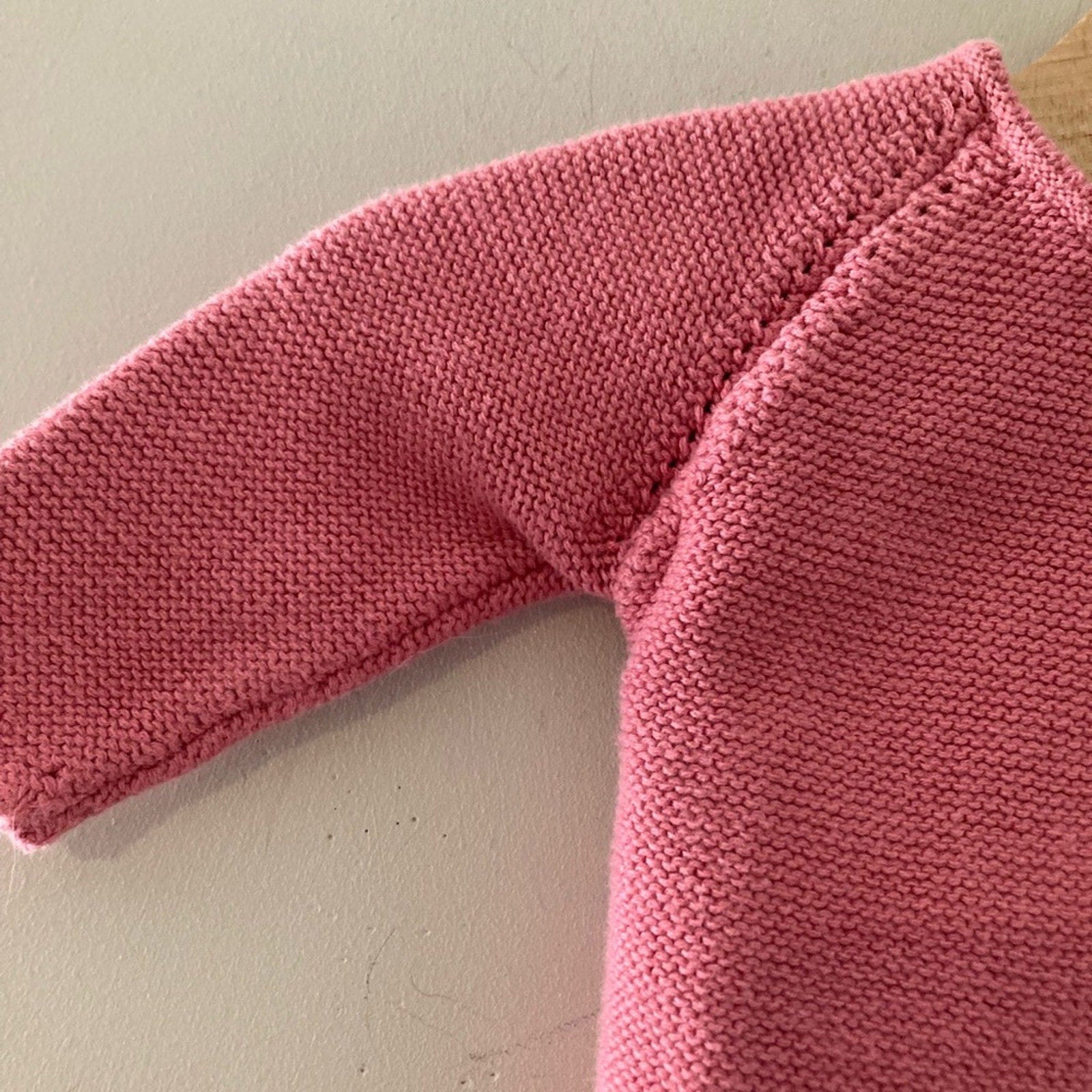 mayoral pink scalloped cardigan 1-2M