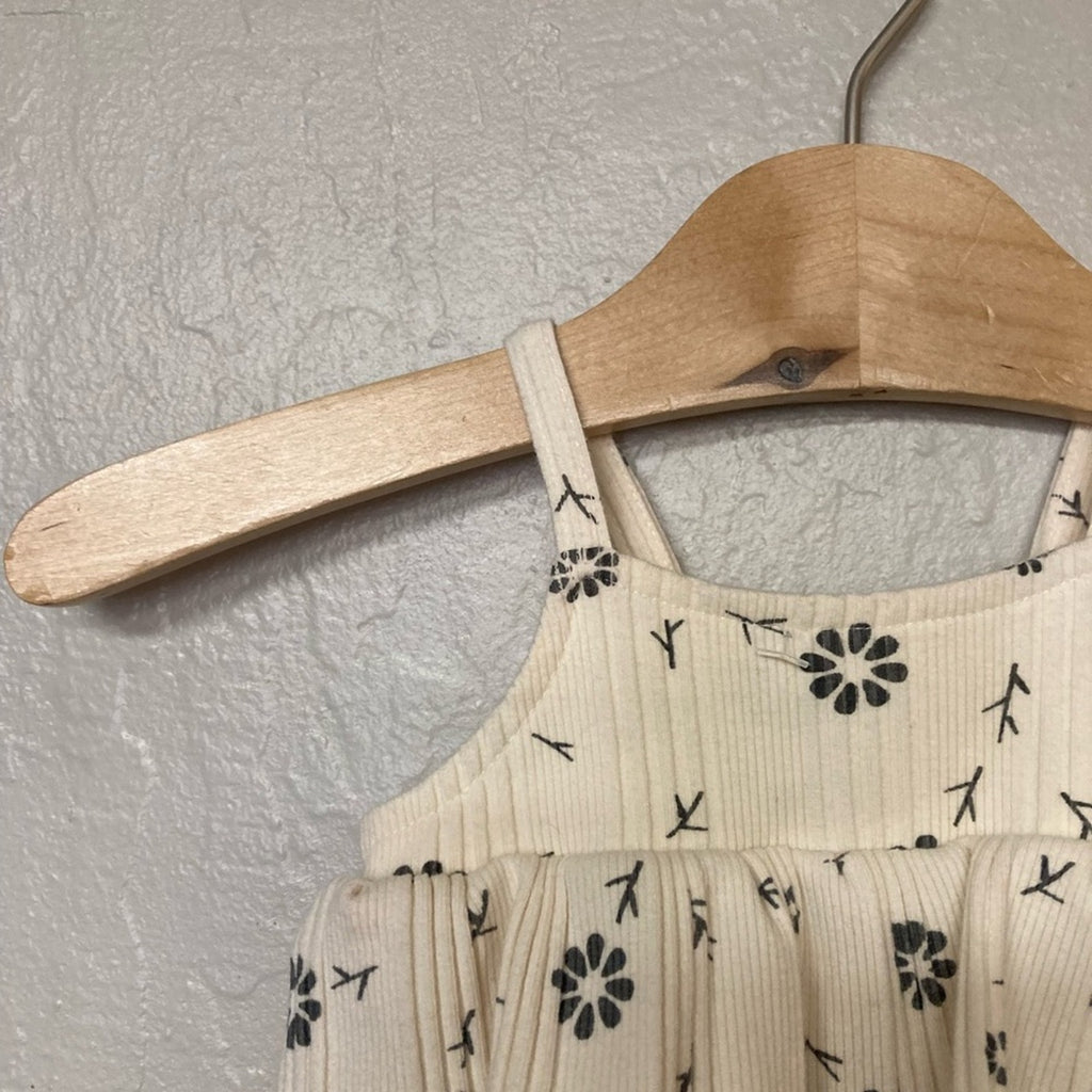 grayson mini cream romper 0-3M