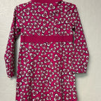 tea collection floral magenta dress 4Y