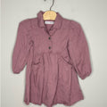 zara toddler purple collared dress 3-4Y