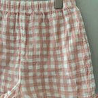 modern moments pink gingham shorts 5Y