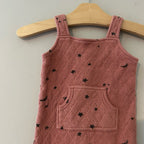 kate quinn pink star romper 6-12M