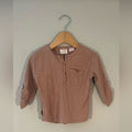 zara boys' salmon henley 12-18M