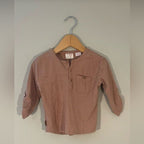 zara boys' salmon henley 12-18M