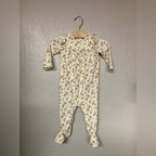 ralph lauren floral footie 9M
