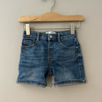 zara boys' jean shorts medium dark blue 18-24M