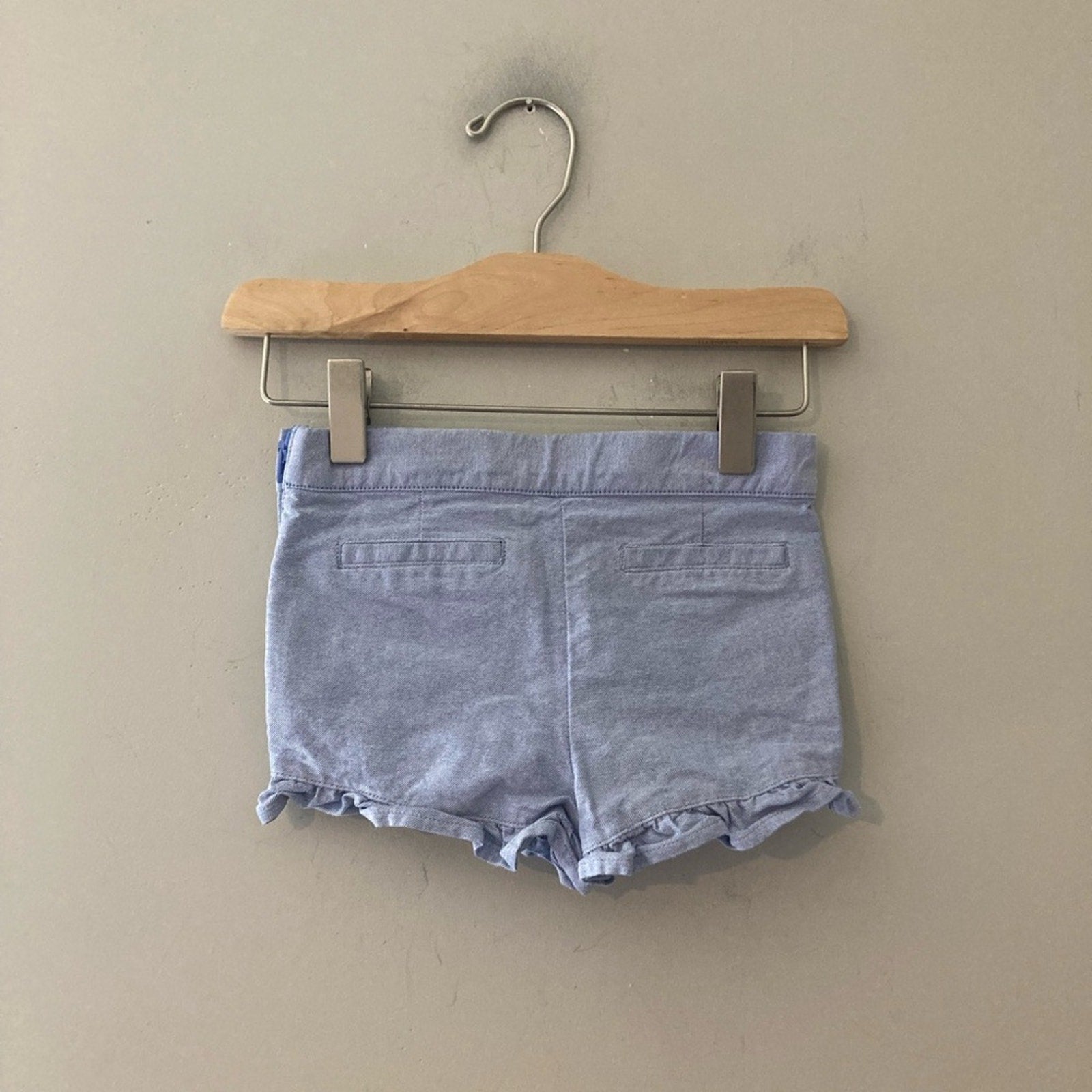 janie and jack girls' blue ruffle shorts 2T