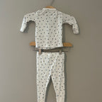 little me girls' white floral set 12M
