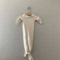 colored organics cream baby gown 0-3M