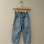 zara girls' light wash jeans 3-4Y