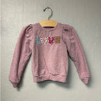 little sleepies girls' pink sweatshirt 3Y
