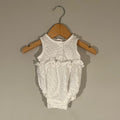 baby gap girls' white romper 0-3M