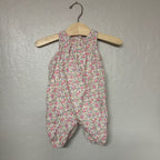 ralph lauren girls' floral romper 3M