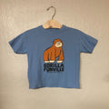 zara blue gorilla tee 4Y
