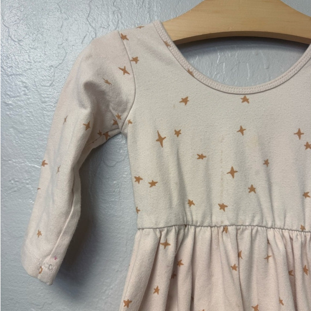 alice + ames cream stars twirl dress 4Y