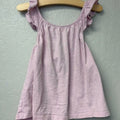 zara girls' purple ruffle tank 6Y