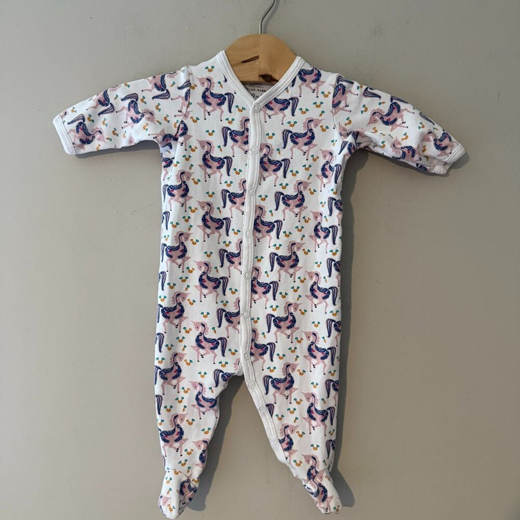 roller rabbit unicorn footie 0-3M